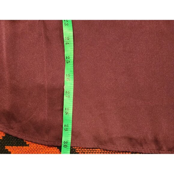 NEW Sophie Burgundy Satin Stretch Lace Trim Cami Winter Bloom By Torrid 1X - Picture 9 of 11